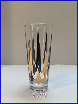 VTG Anchor Hocking Golden Peaks Black/ Gold Near Perfect. See list of 24 glasses