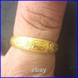 Vintage 23k Pure Thai Gold Band