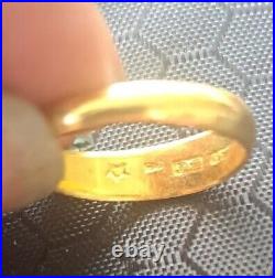 Vintage 23k Pure Thai Gold Band