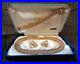 Vintage JoAnne Jewels of Elegance 24k Gold Plated Jewelry 3pc Set In Box