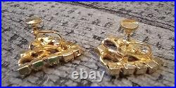 Vintage JoAnne Jewels of Elegance 24k Gold Plated Jewelry 3pc Set In Box