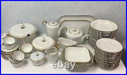 Vintage Rosenthal white and gold dishes set. Perfect for your fall table