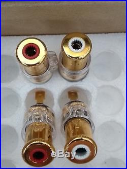 WBT-0710 CU Gold Set of 4x NextGen Pure Copper 4mm/Binding Post Terminals