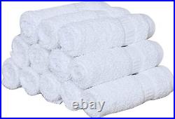 Washcloth Kitchen Towels Set 12x12 Cotton Blend Bulk Pack of 12,24,48,60,120