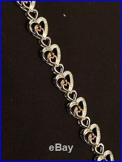 White Gold 14kt Diamond Jewelry Set Perfect Mothers Day Gift