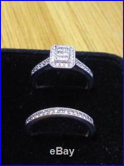 White Gold Perfect Fit Bridal Set Size R