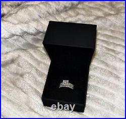 White Gold, Princess cut, Kay Jewelers Wedding ring set. Perfect condition