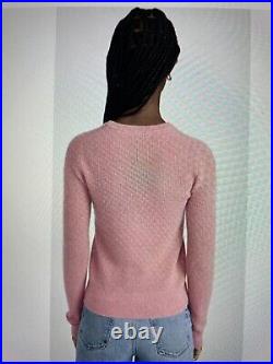 White+Warren Cashmere Sweater & Travel Wrap Set Rose Gold NWT