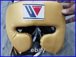 Winning Boxing Set, Golden, Medium size. Pure A+ Leather quality. Fighting, MMA