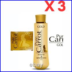 X3 Pure Carrot Gold Lightening (Soap And Lotion) 2-pc Set