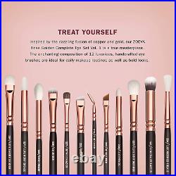 Zoeva Pure Synthetic Natural Complete Makeup Brush Eye Set, Vol. 1 Rose Golde