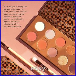 Zoeva Pure Synthetic Natural Complete Makeup Brush Eye Set, Vol. 1 Rose Golde